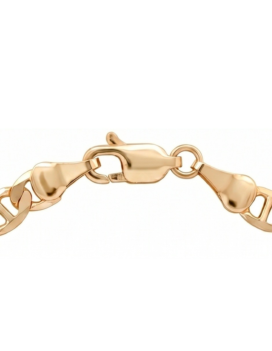 Pulsera horoz de latón con 18 k
