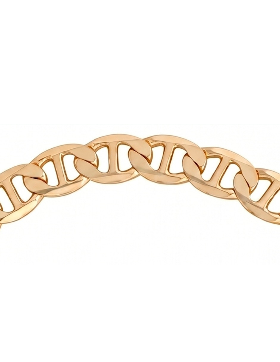 Pulsera horoz de latón con 18 k