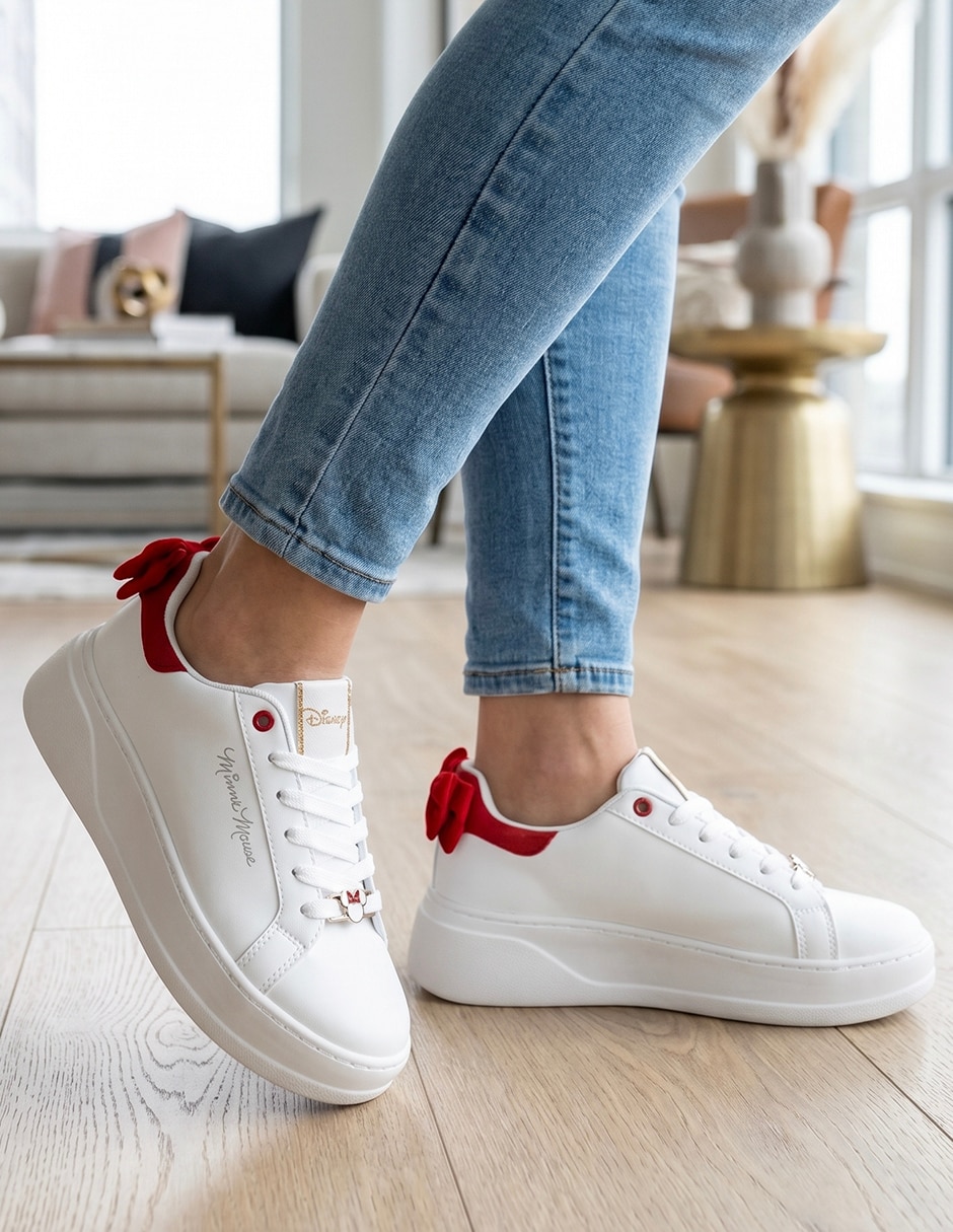 Tenis global brands minnie mouse para mujer