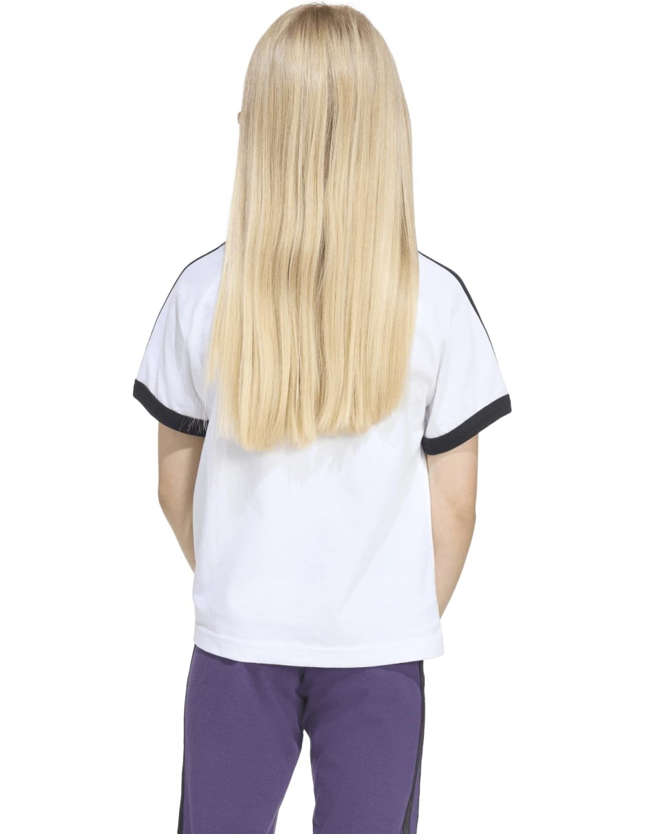 Playera 3 Stripes Tee manga corta unisex 2