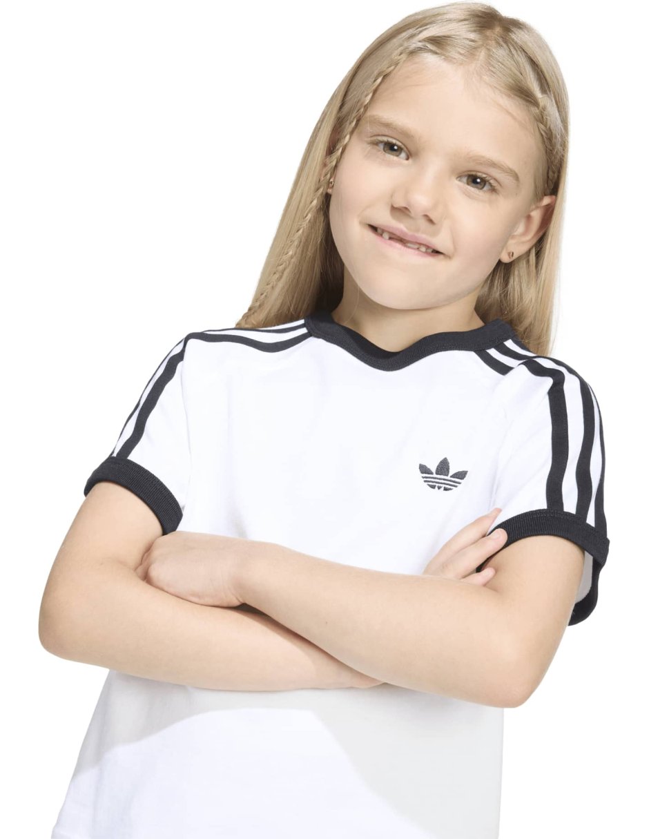Playera 3 Stripes Tee manga corta unisex 3
