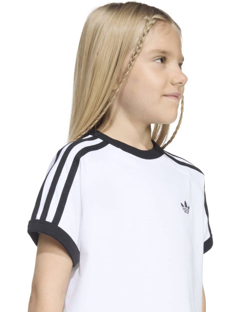 Playera 3 Stripes Tee manga corta unisex 6
