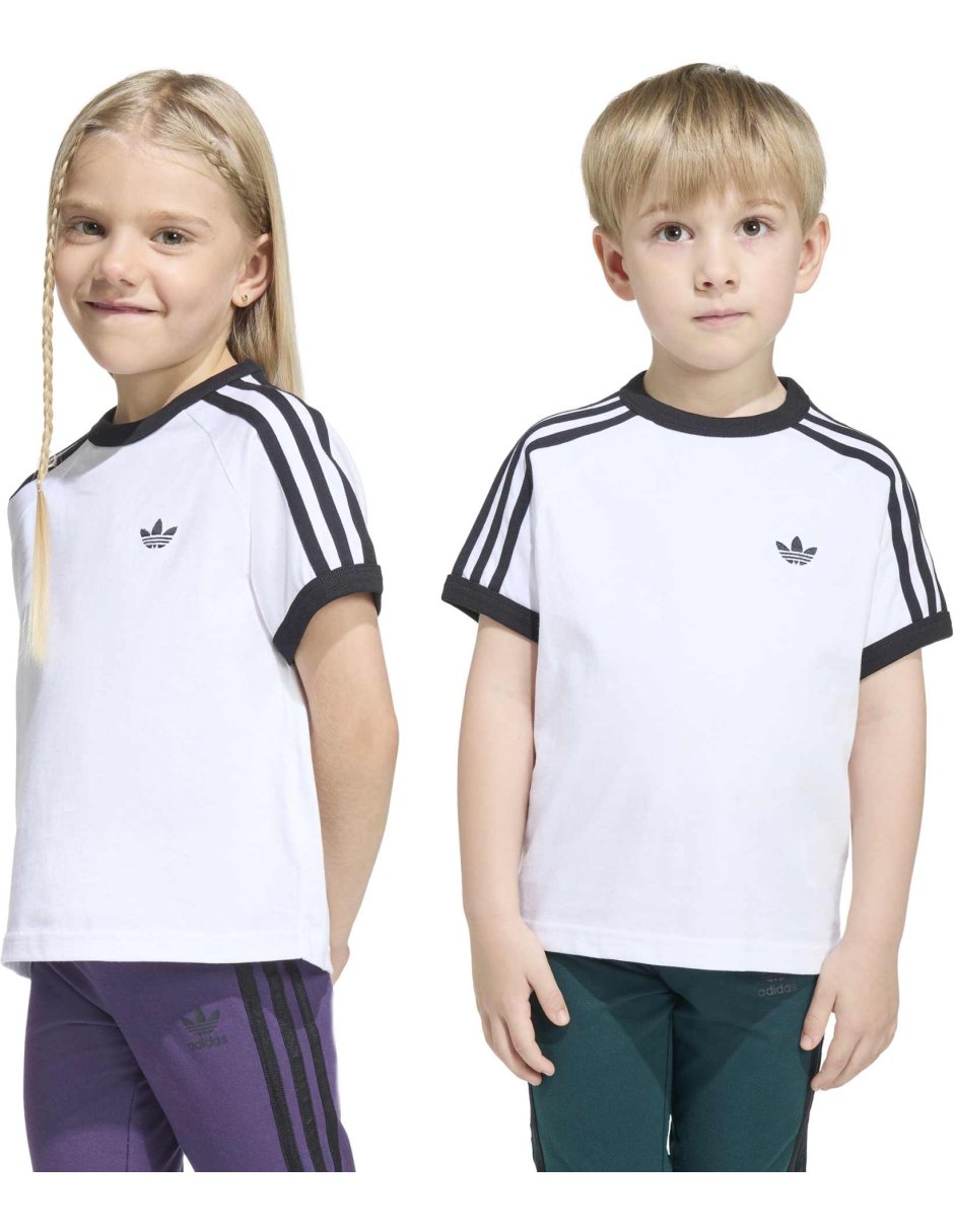 Playera 3 Stripes Tee manga corta unisex 7