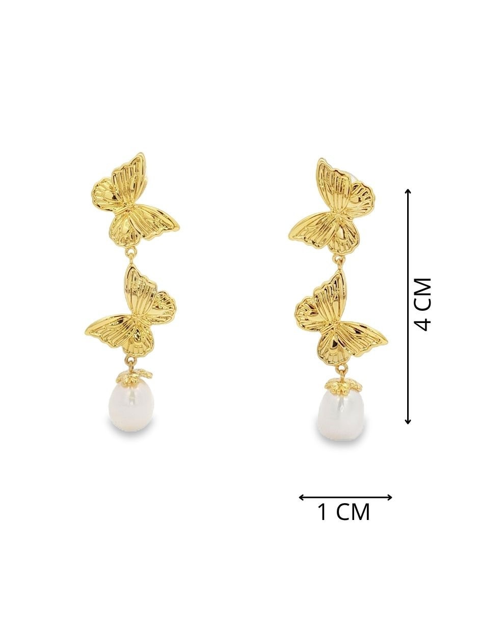 Aretes arete 2 mariposas 5