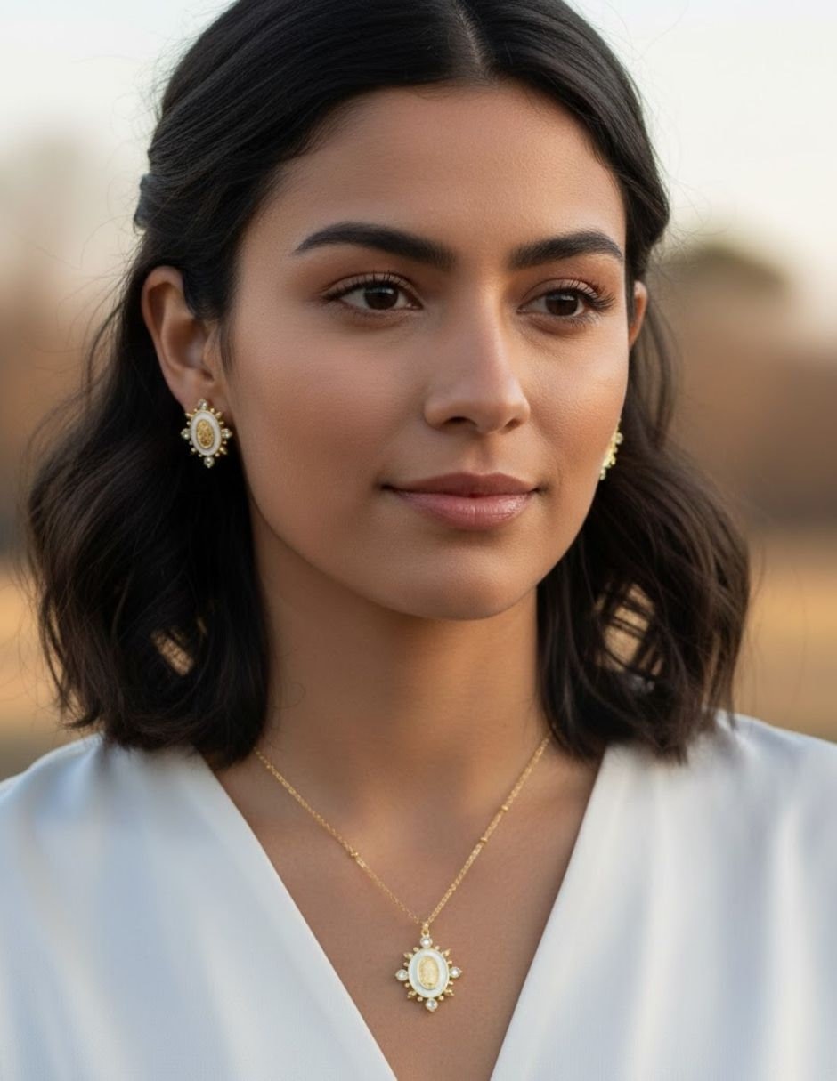 Aretes virgen 4