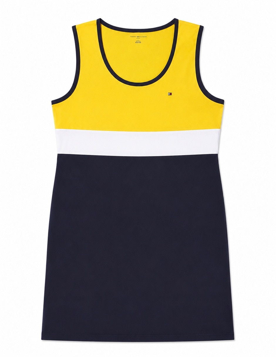 Vestido corto casual Tommy Hilfiger A2da1nha kjc para mujer