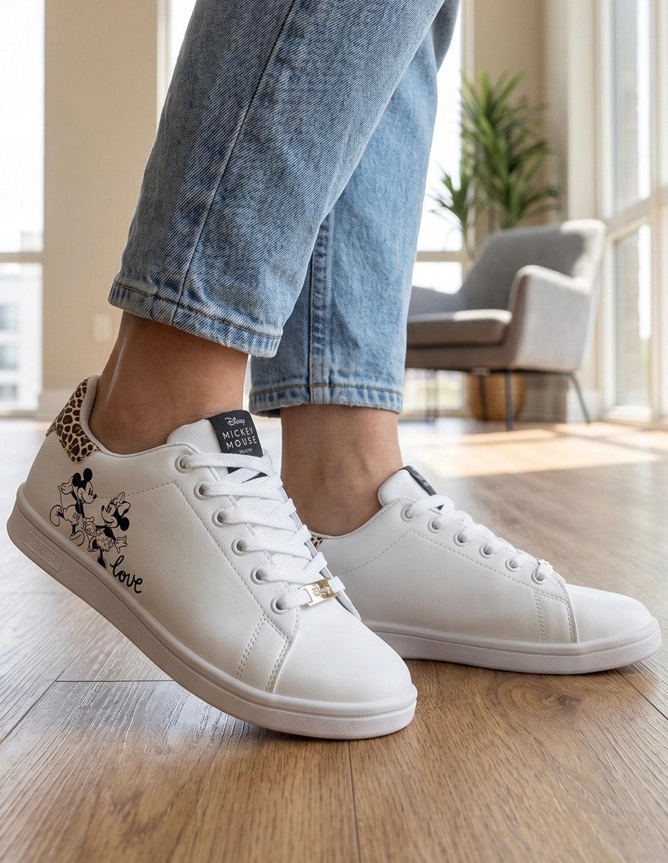 Tenis global brands minnie mouse para mujer