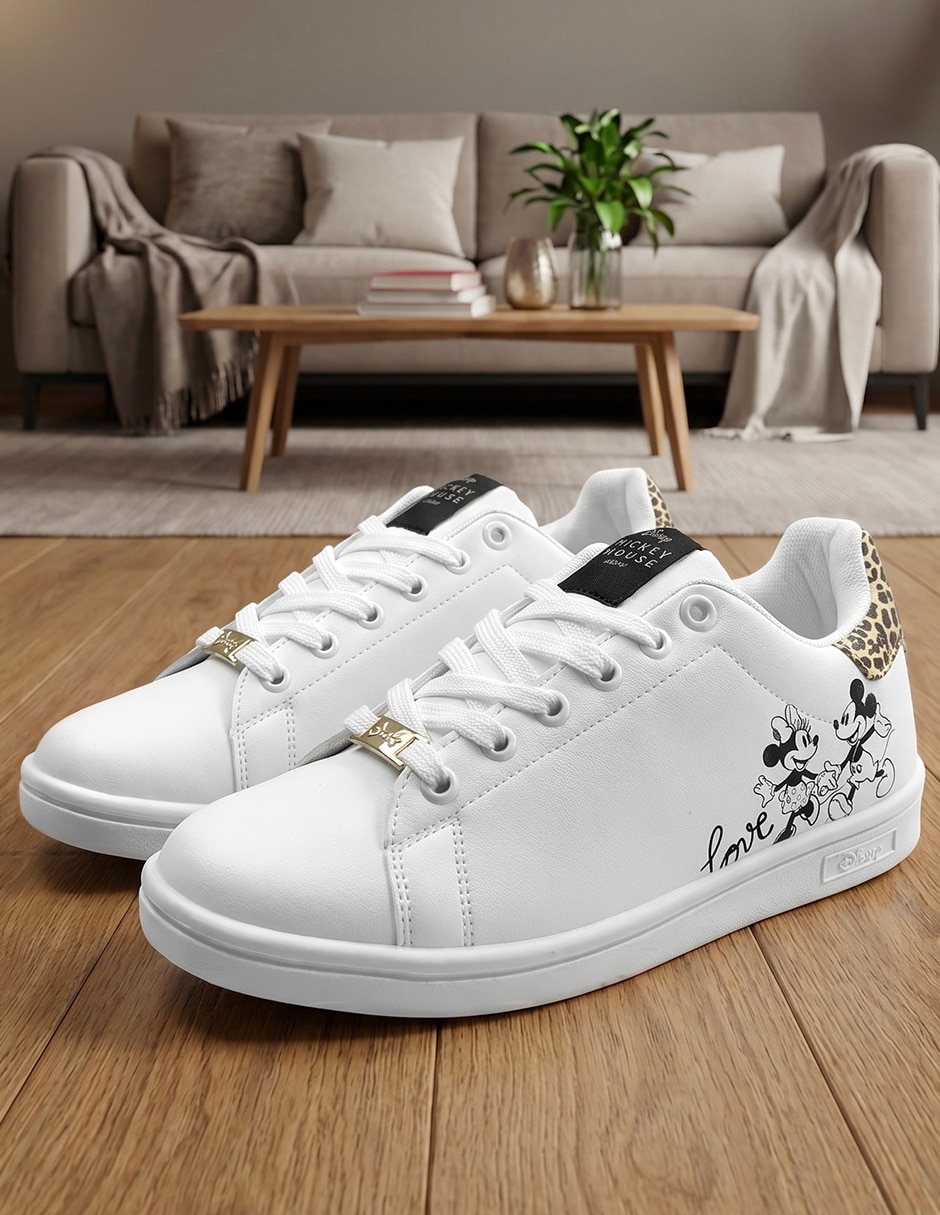 Tenis global brands minnie mouse para mujer