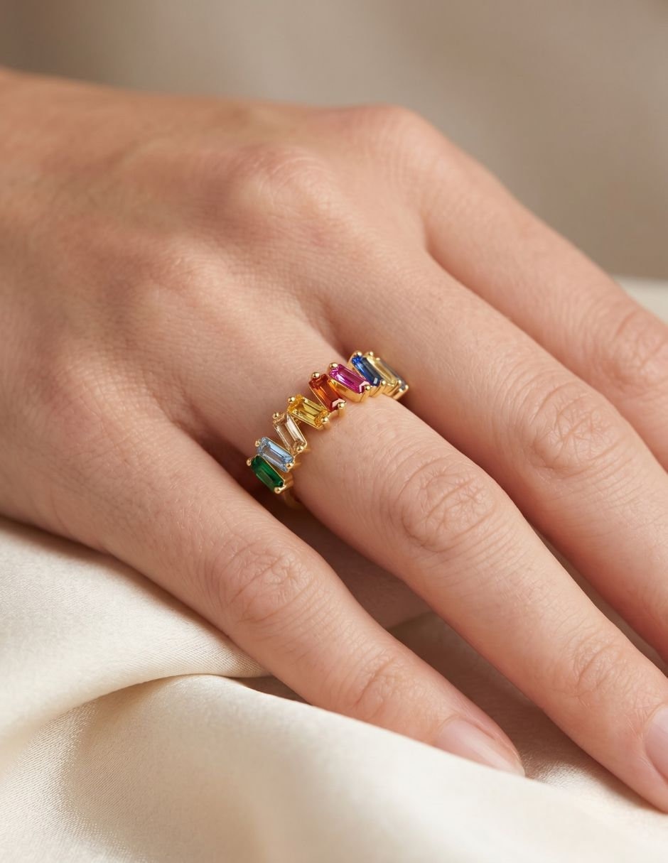 Anillo y pulsera anillo circonias 3
