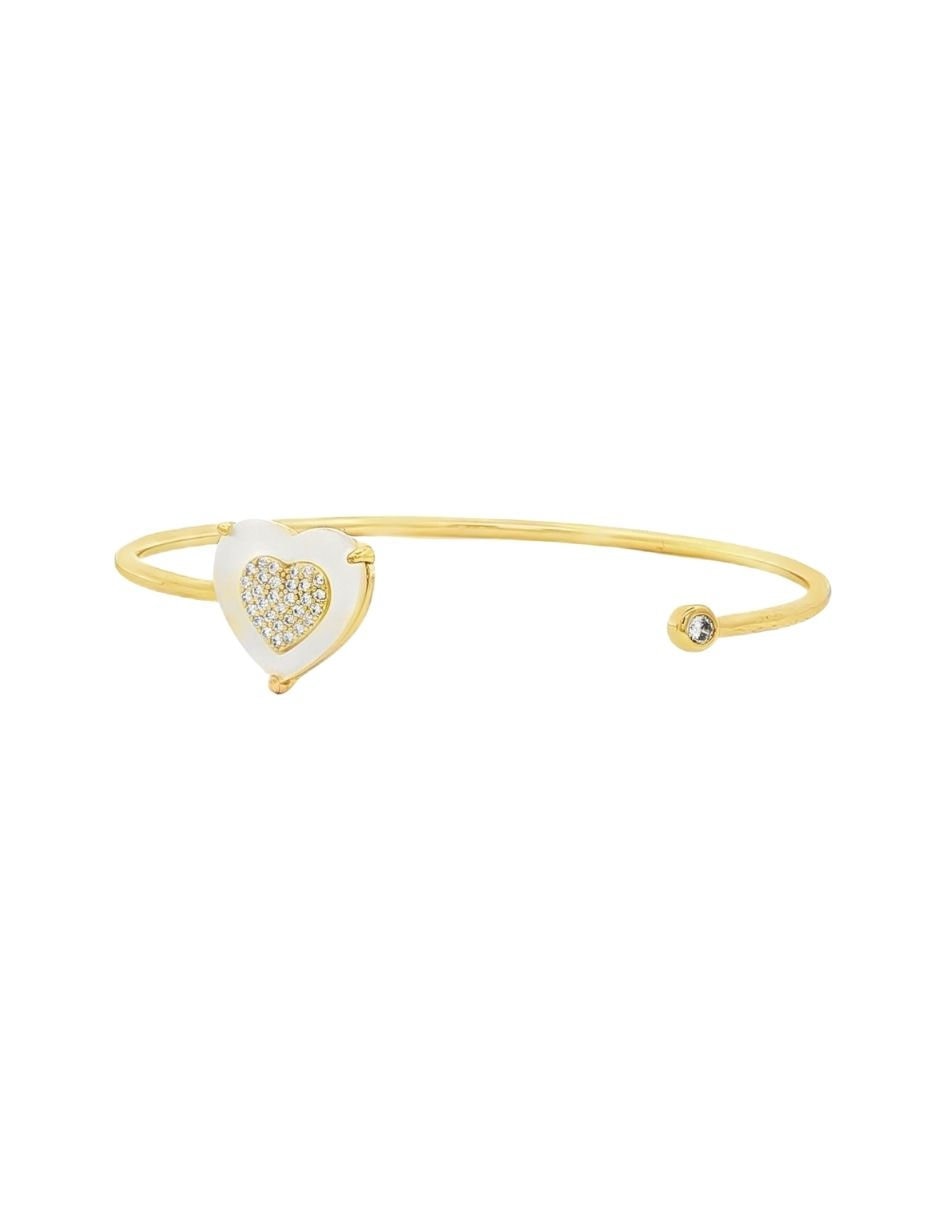 Collar y pulsera aro corazón 2