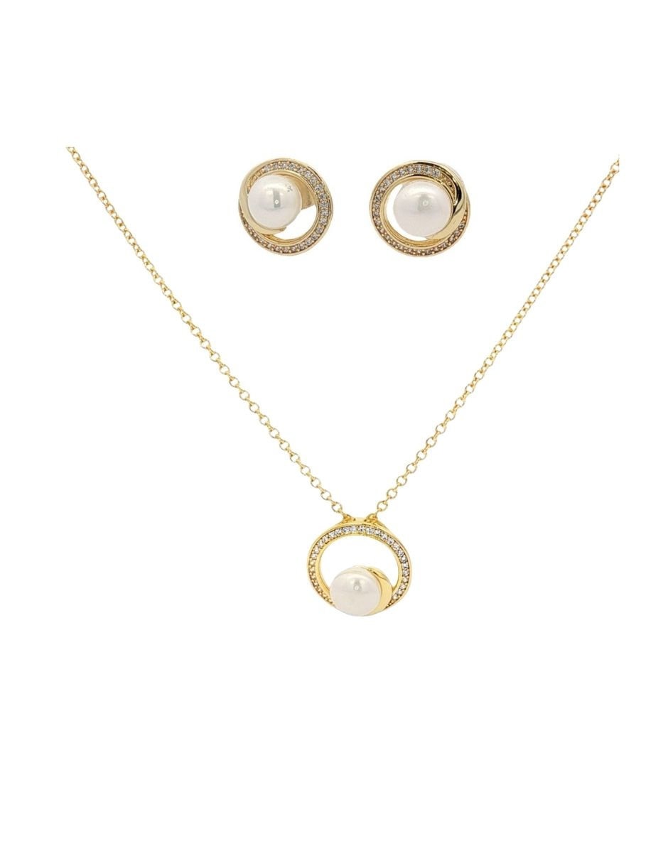Aretes perla halo