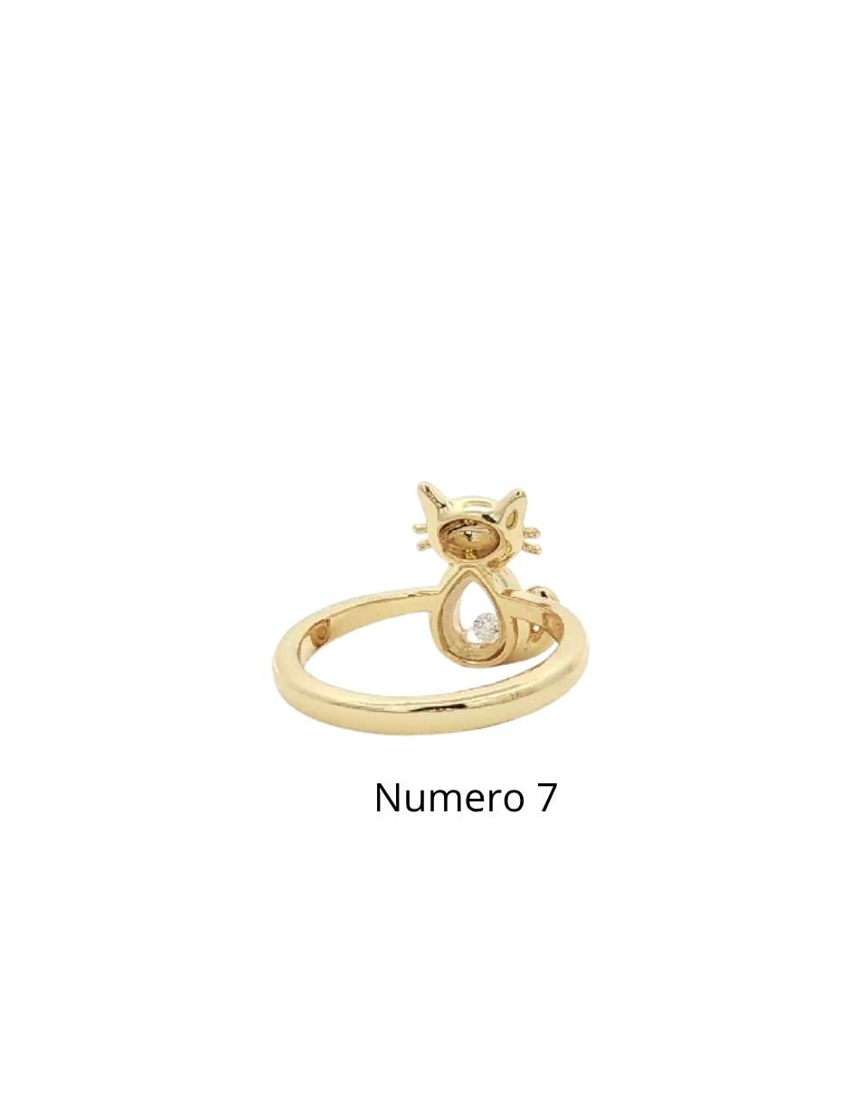 Anillo y pulsera anillo gatito 4