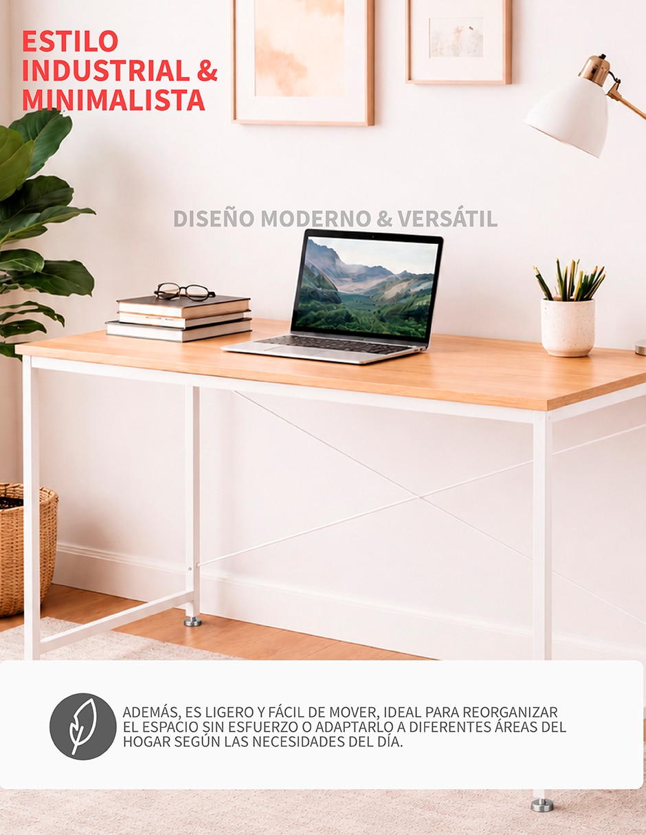 Escritorio armable de MDF 5