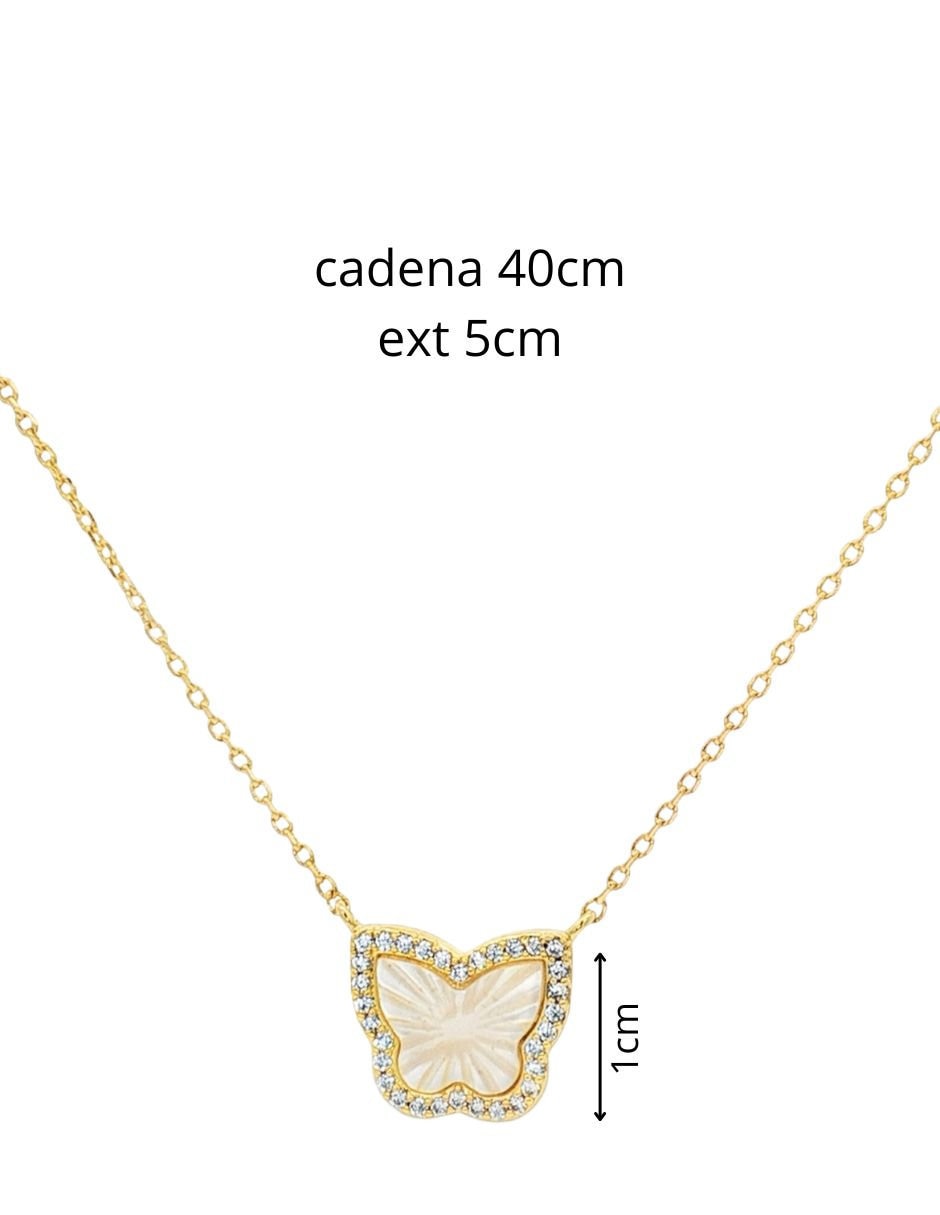 Aretes mariposa zirconia 6