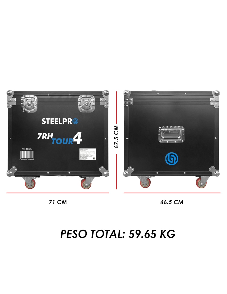 Cabeza móvil de luz Steelpro