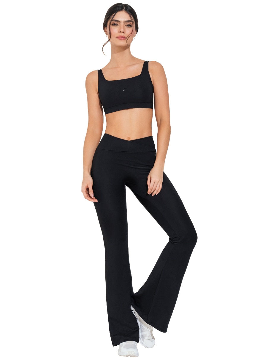 Legging lux a la cintura con elástico para mujer