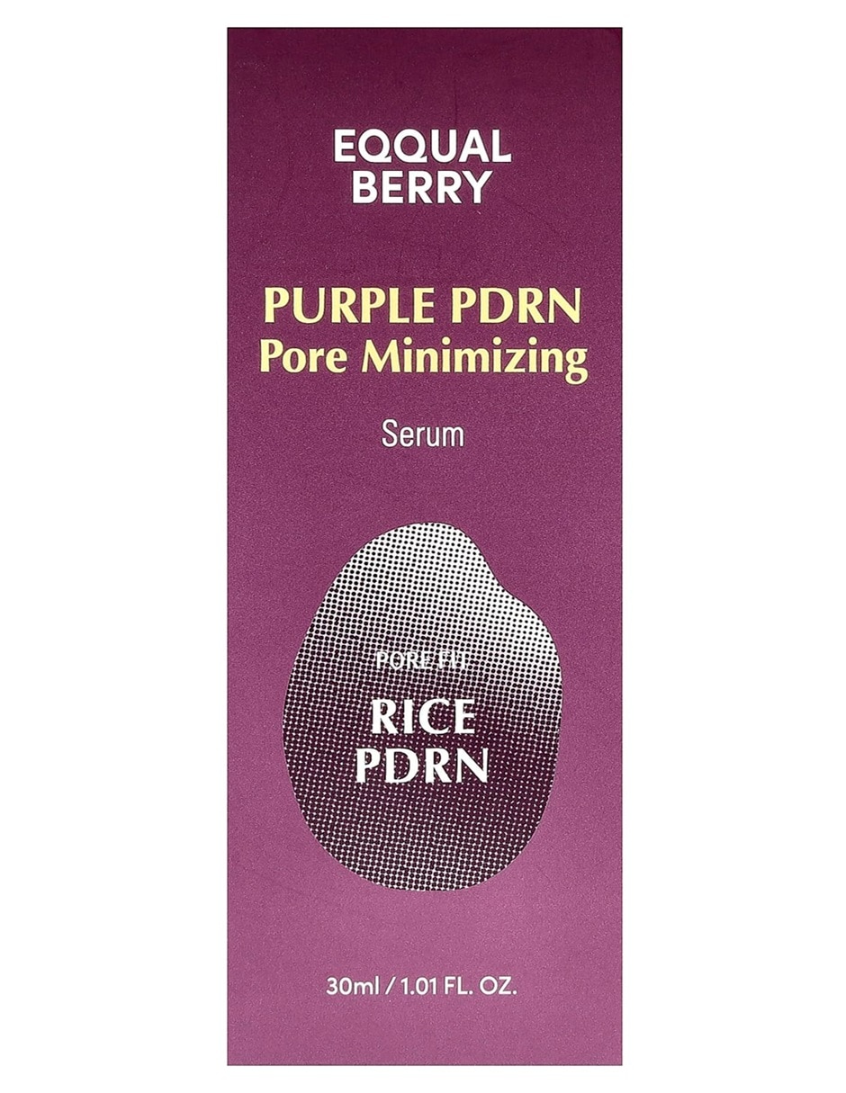 Sérum facial de pdrn y ballas moradas eqqualberry de piel todo tipo piel