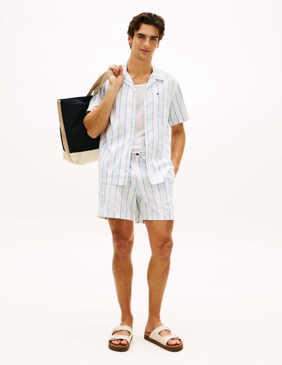 Camisa casual de algodón manga corta para hombre 3