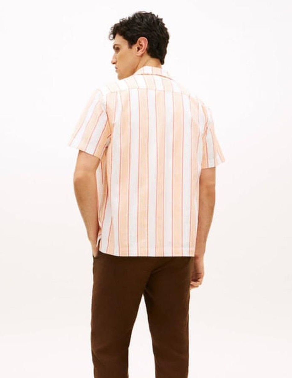 Camisa casual de algodón manga corta para hombre 4