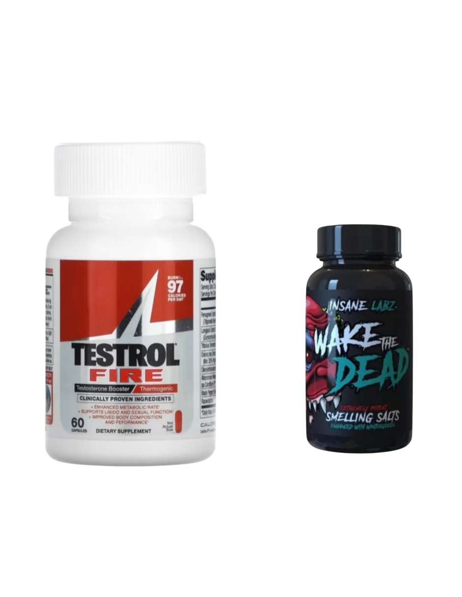 Termogenico y testrol fire Gant con fenogreco maca magnesio l- arginina y vitaminas