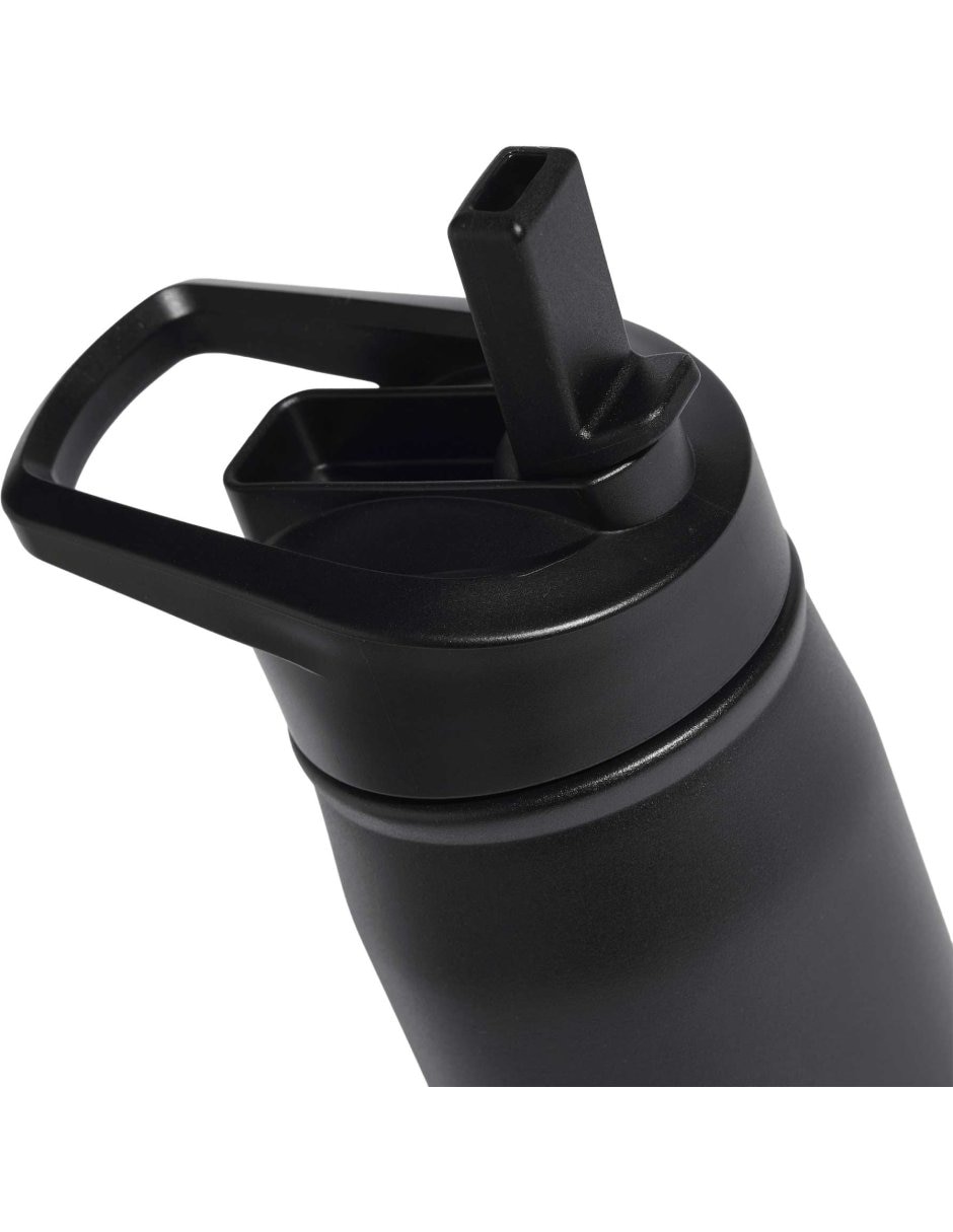 Botella de agua Adidas de plástico Met Btl Str 0.6 con tapa rosca 600 ml