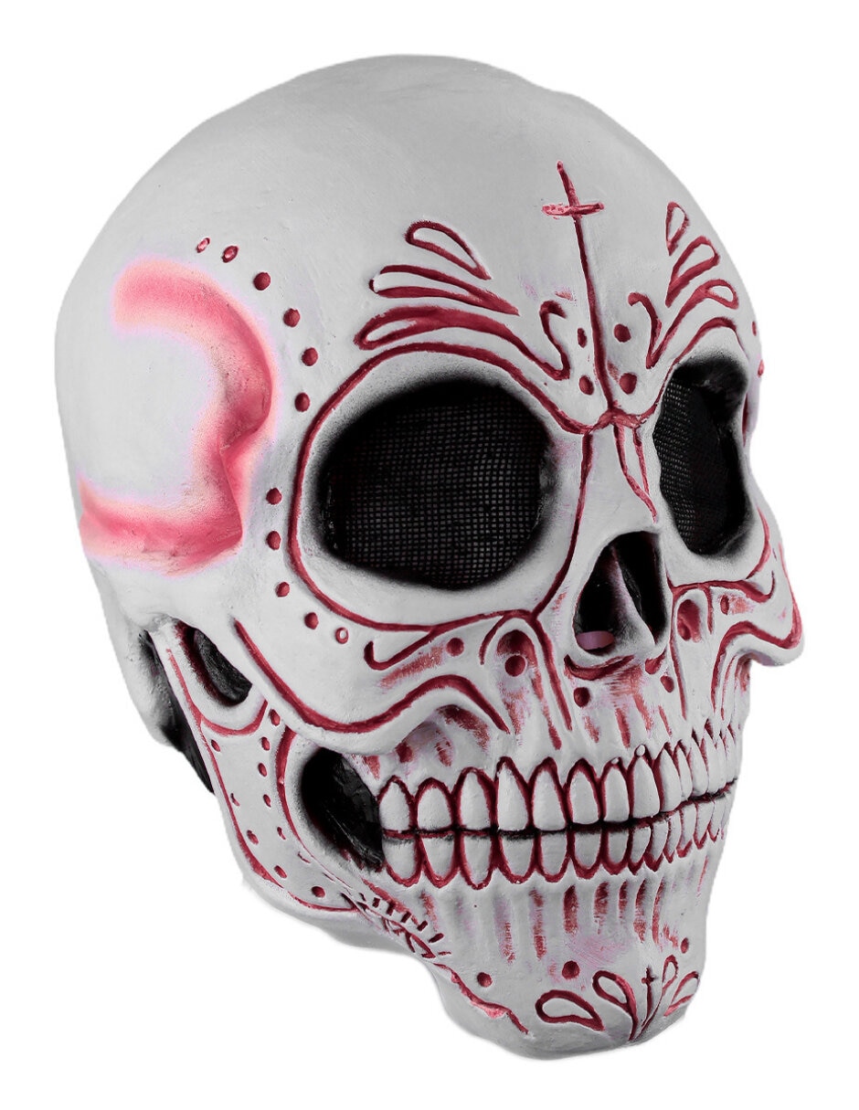 Máscara para disfraz de catrina mexicana