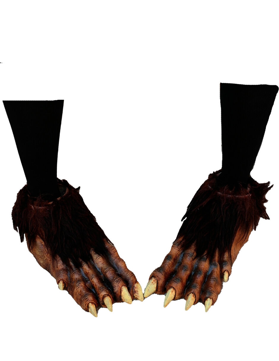 Cubre zapatos para disfraz de lobo Ghoulish Productions