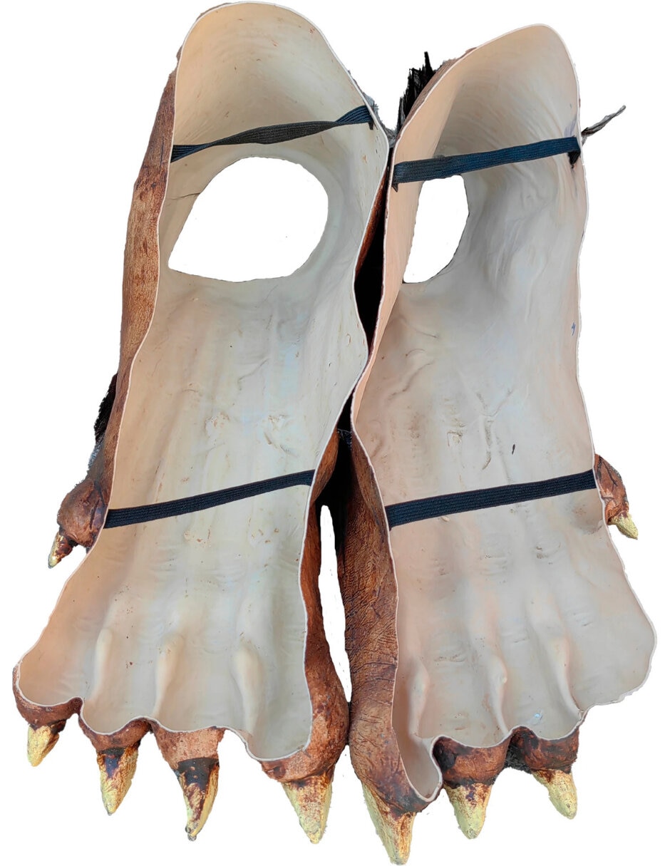 Cubre zapatos para disfraz de lobo Ghoulish Productions