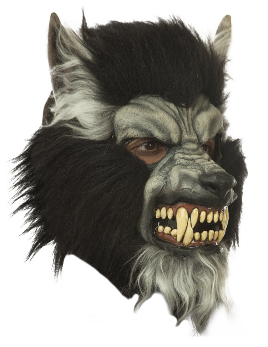 Máscara disfraz de lobo 2