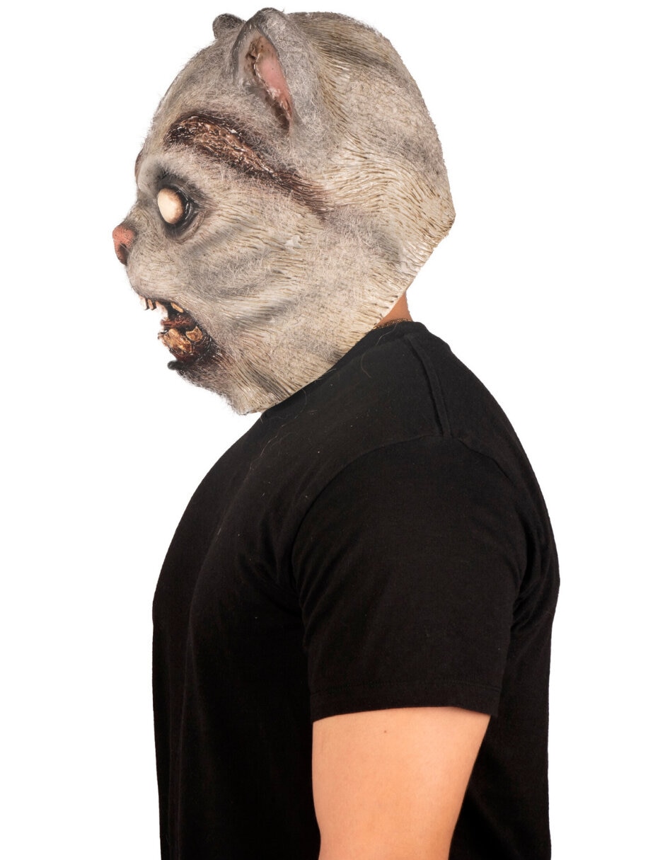 Máscara para disfraz de gato zombie Ghoulish Productions