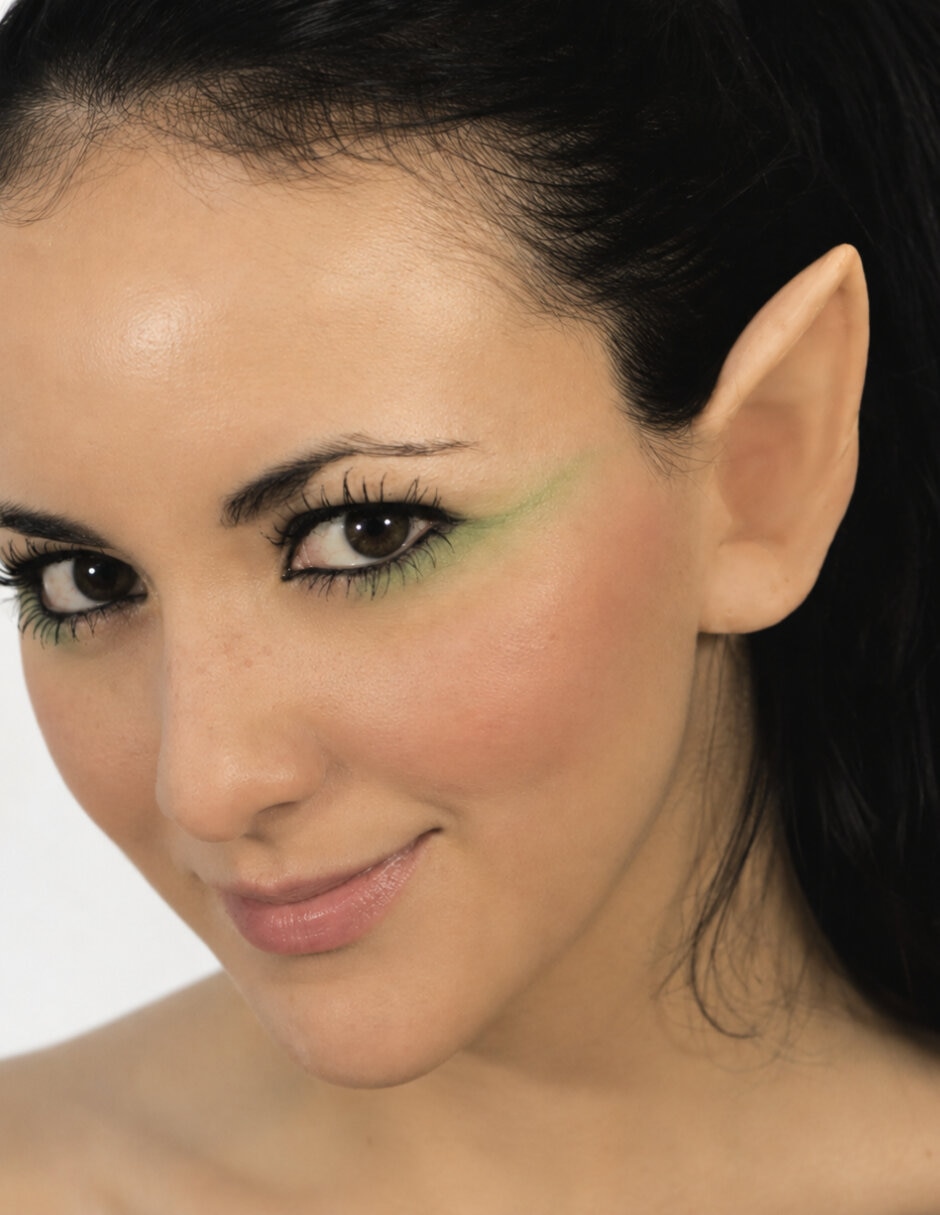 Maquillaje para disfraz de aplicación de orejas de elfo Ghoulish Productions