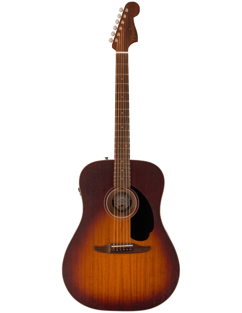 Guitarra acústica dreadnought Fender redondo special honey burst