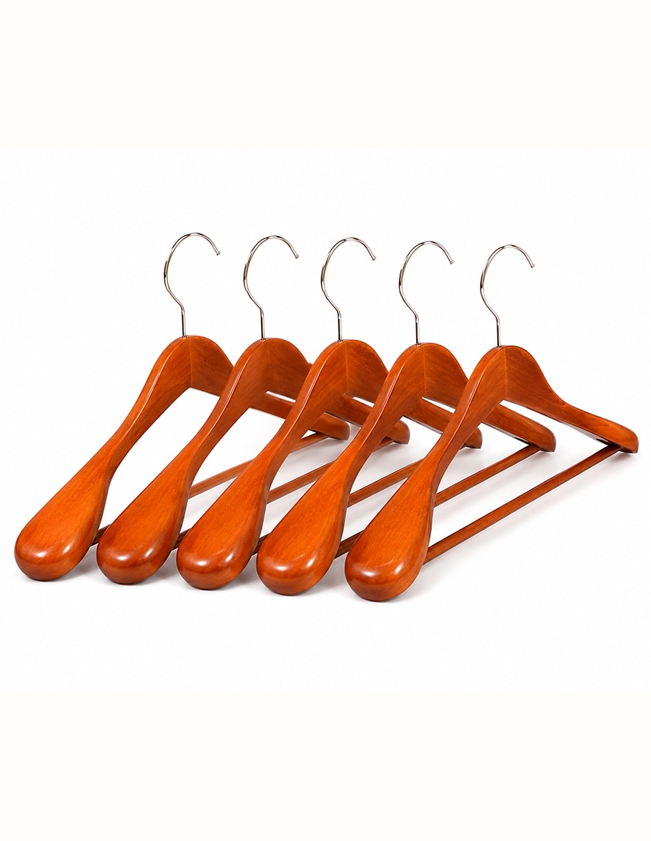 Set gancho de madera 5 piezas