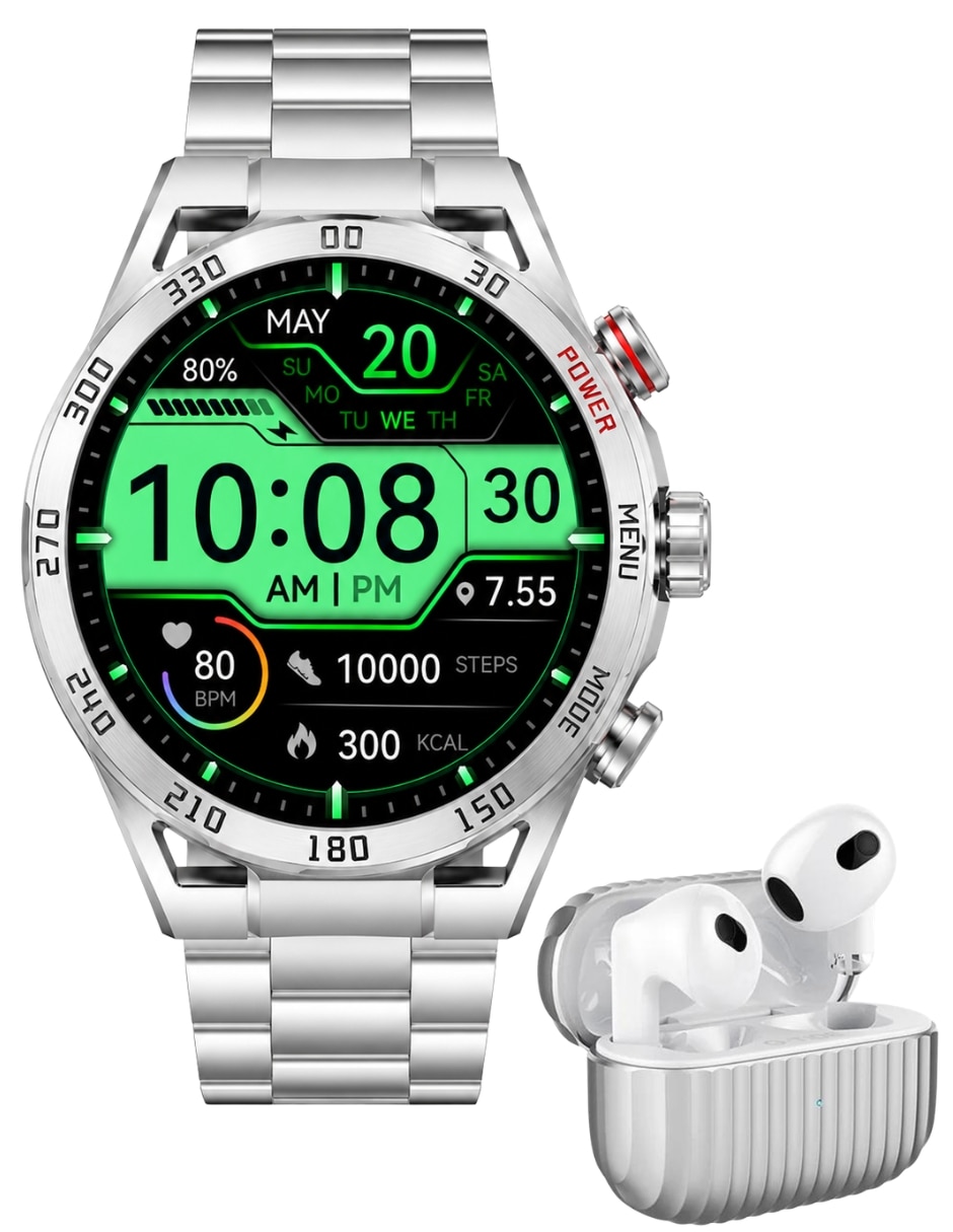 Kit smartwatch Filwans GTR para hombre
