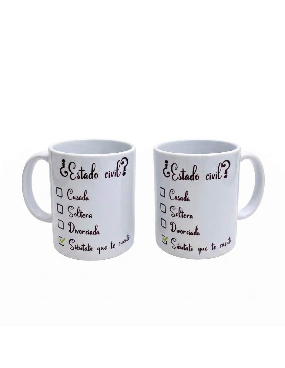 Set de tazas clásicas 2 piezas