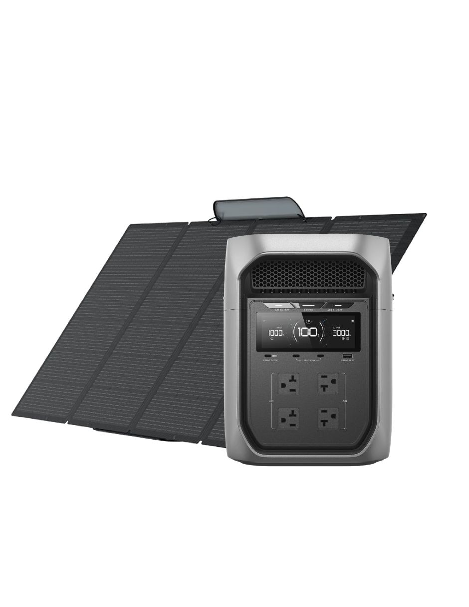 Batería portátil 90000 mAh Delta 3 Max Plus con panel 400W Batería portátil 90000 mAh Delta 3 Max Plus con panel 400W
