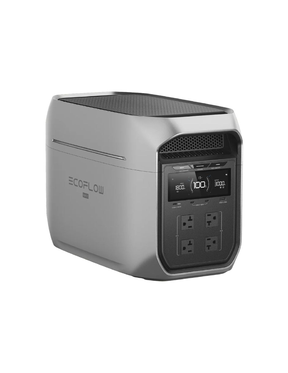 Batería portátil 90000 mAh Delta 3 Max Plus con panel 400W 4