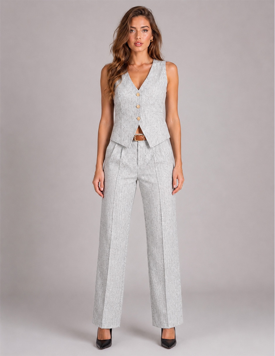 Conjunto business casual lucky clover para mujer