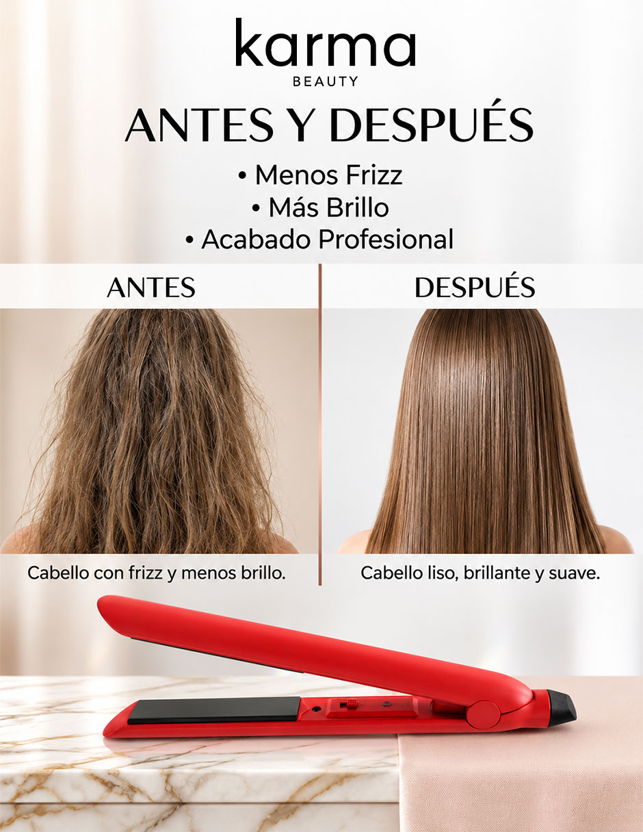 Alaciadora Karma Beauty placas de cerámica