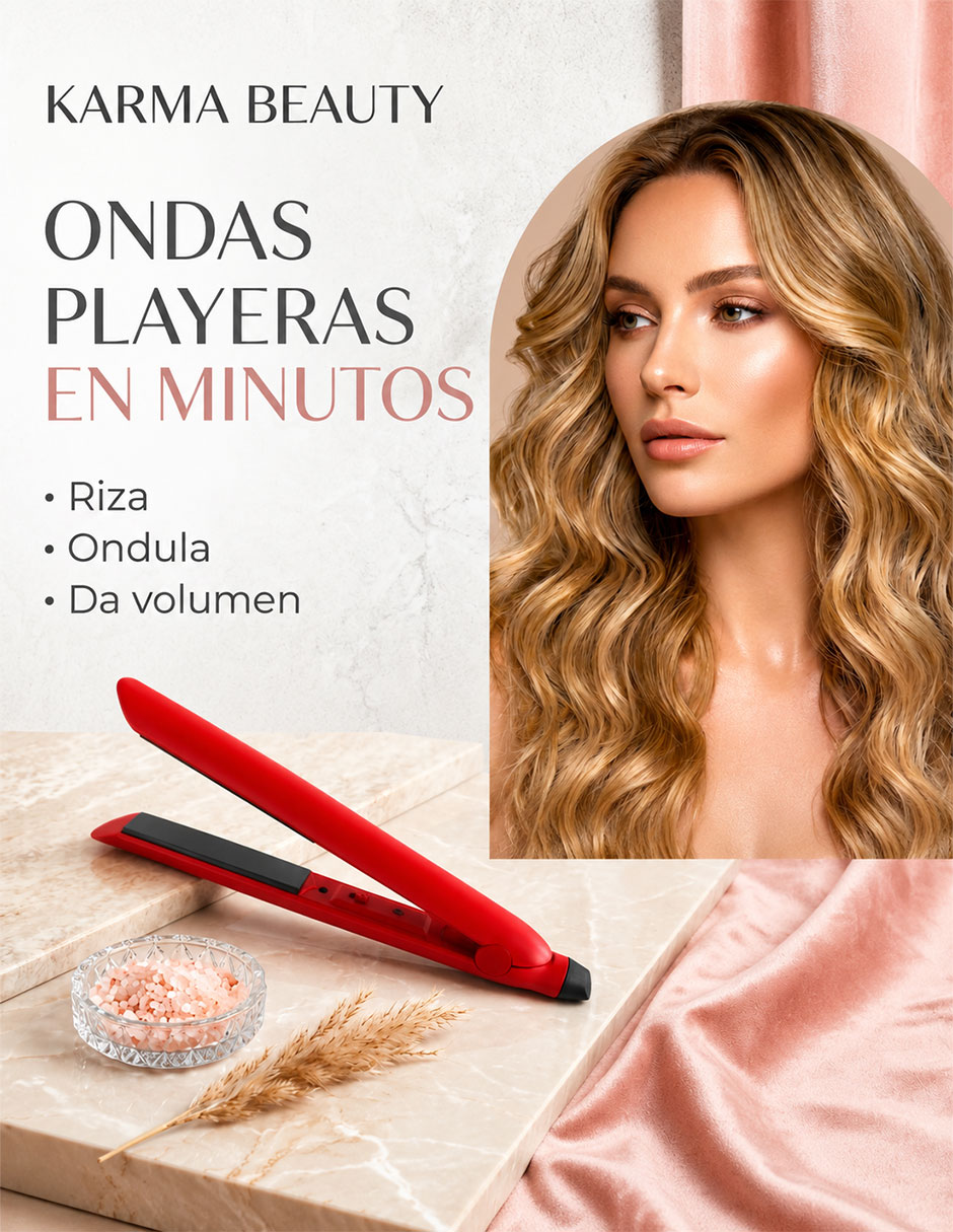 Alaciadora Karma Beauty placas de cerámica