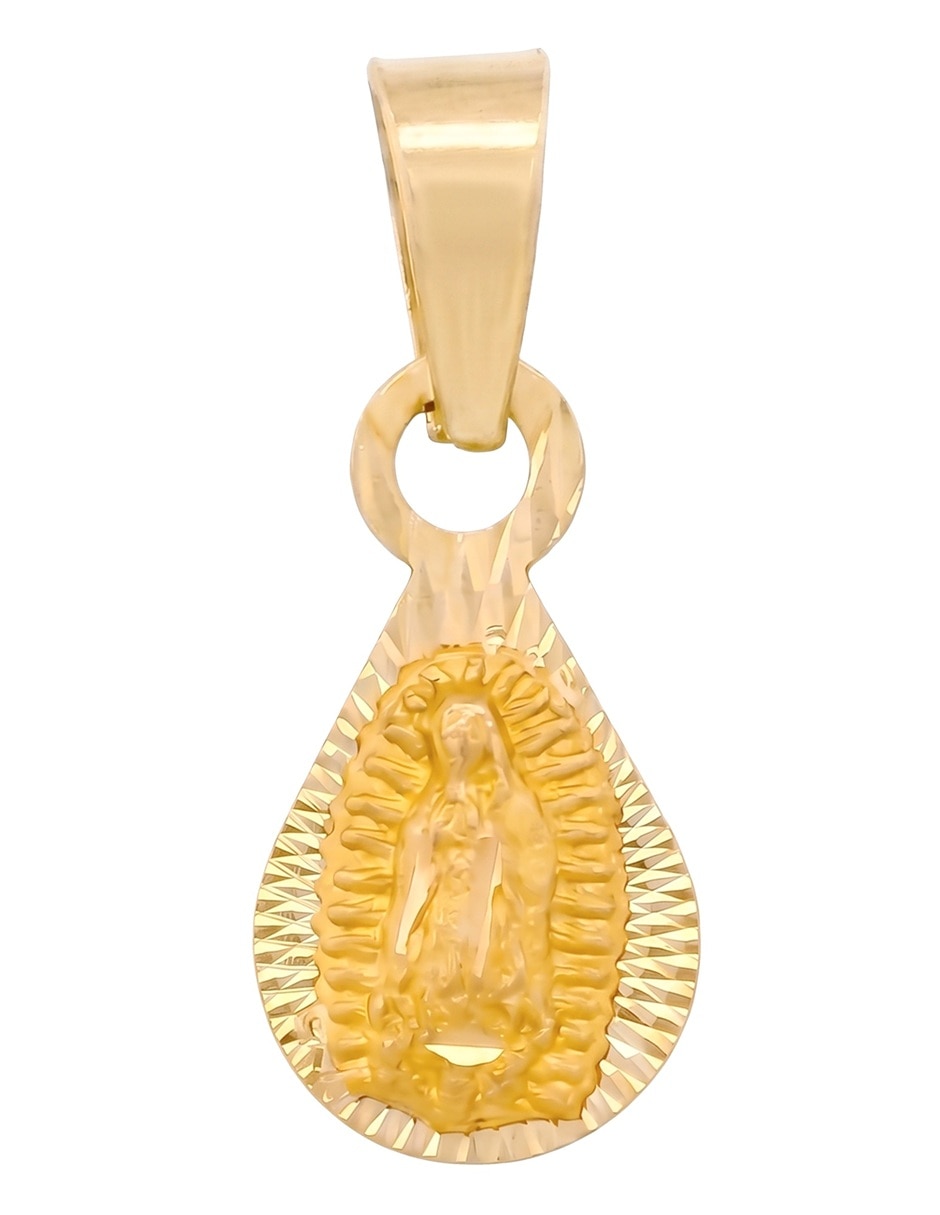 Dije de gota Virgen de Guadalupe de oro 10 K