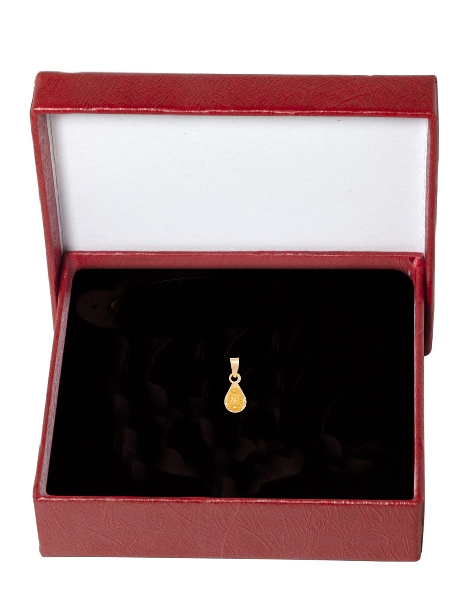 Dije de gota Horoz Virgen de Guadalupe de oro 10 K