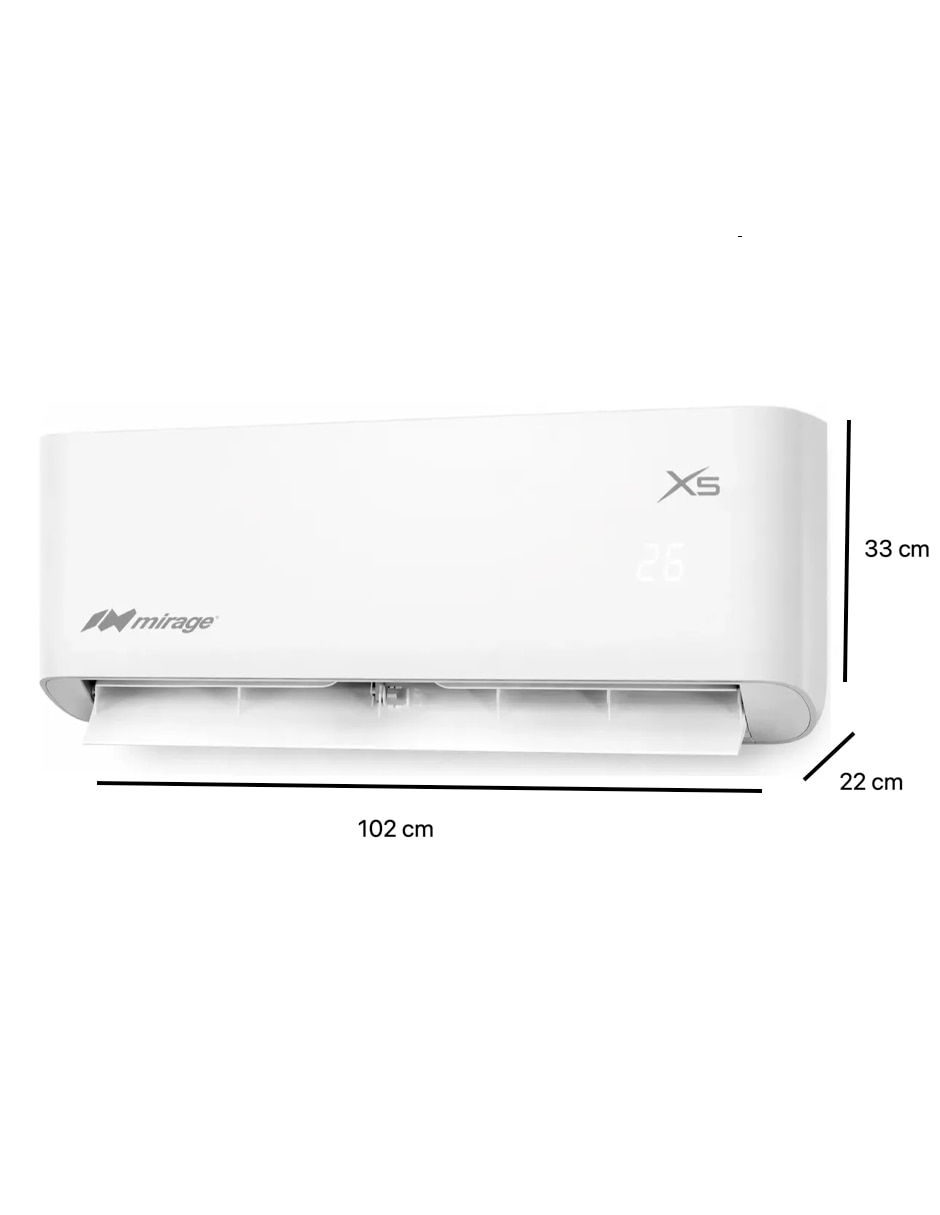 Aire acondicionado mini split Mirage frío 24000 BTU SETCHF261C 220 V