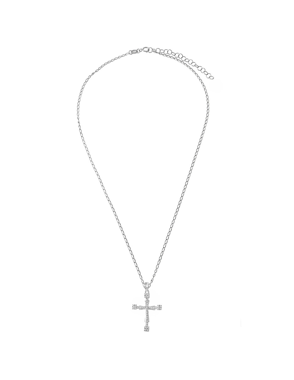 Collar de cruz Unlimited By Ob de plata P 925