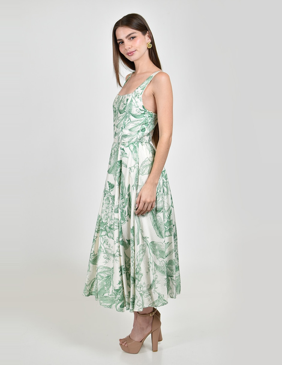 Vestido midi casual para mujer 2