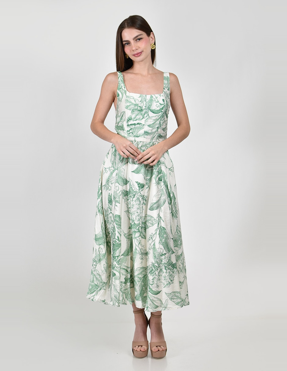 Vestido midi casual para mujer 4