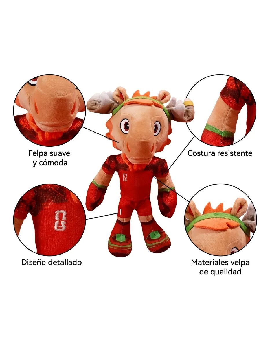 Peluche de fútbol animal genérica