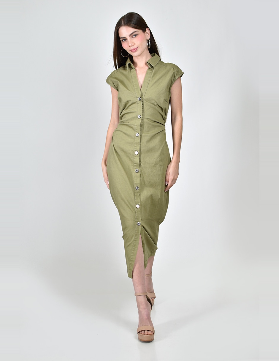Vestido midi casual para mujer