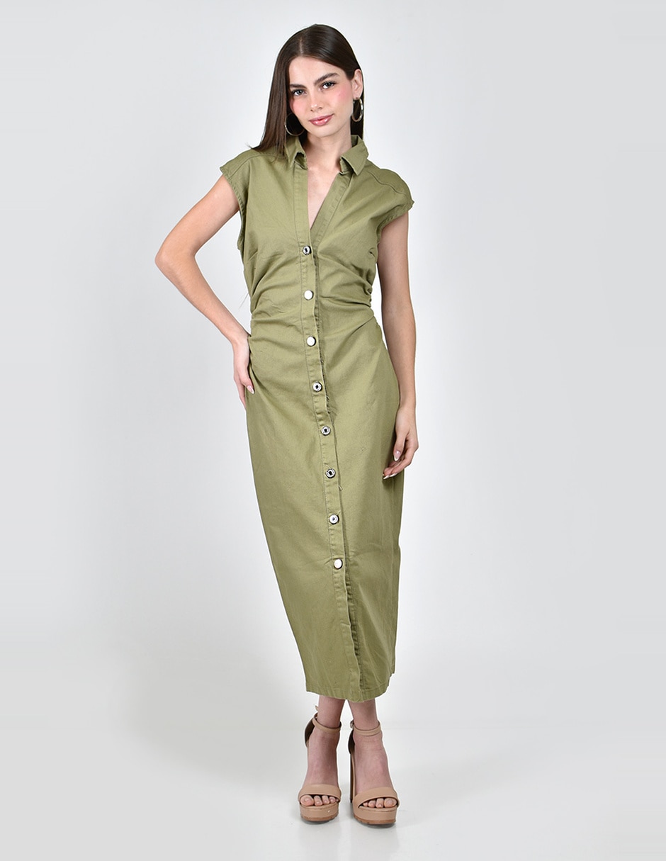 Vestido midi casual para mujer 4