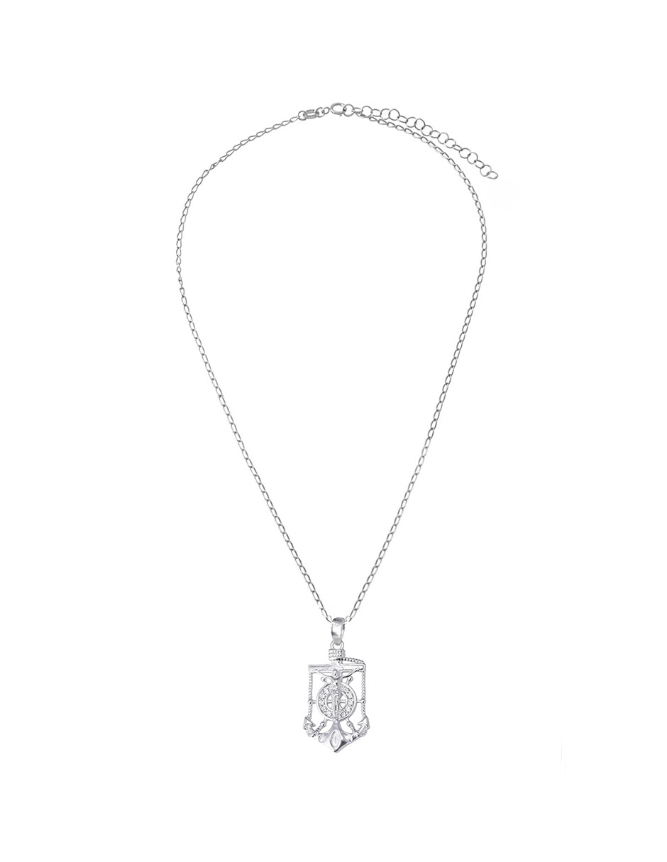 Collar con dije de ancla Unlimited By Ob de plata P 925